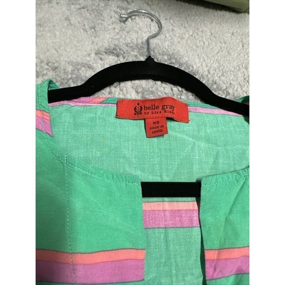 Belle Gray by Lisa Rinna Boho Tunic Pull Over XS SM - Picture 2 of 10